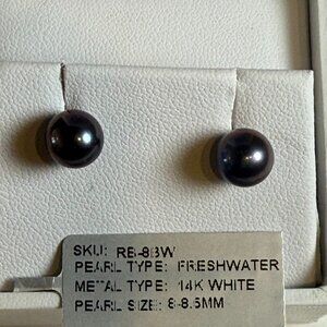 Pearl Stud Earrings